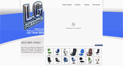 Desktop Screenshot of lgpoltronas.com.br